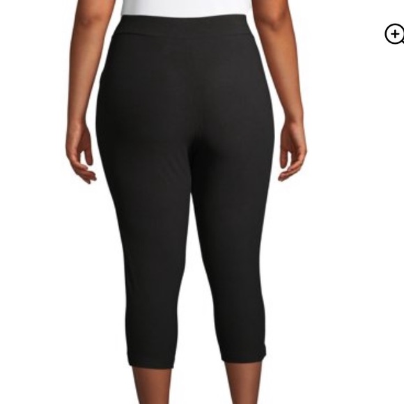 💜Terra & Sky Women’s PlusSize sued Capri Leggings - Picture 2 of 7